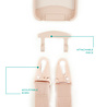 Coverzs Coverzs Samsung Galaxy S21 Ultra Silikonhülle mit dicker Kordel (Rosa) Coverzs Coverzs Samsung Galaxy S21 Ultra Silikonhülle mit dicker Kordel (Rosa)