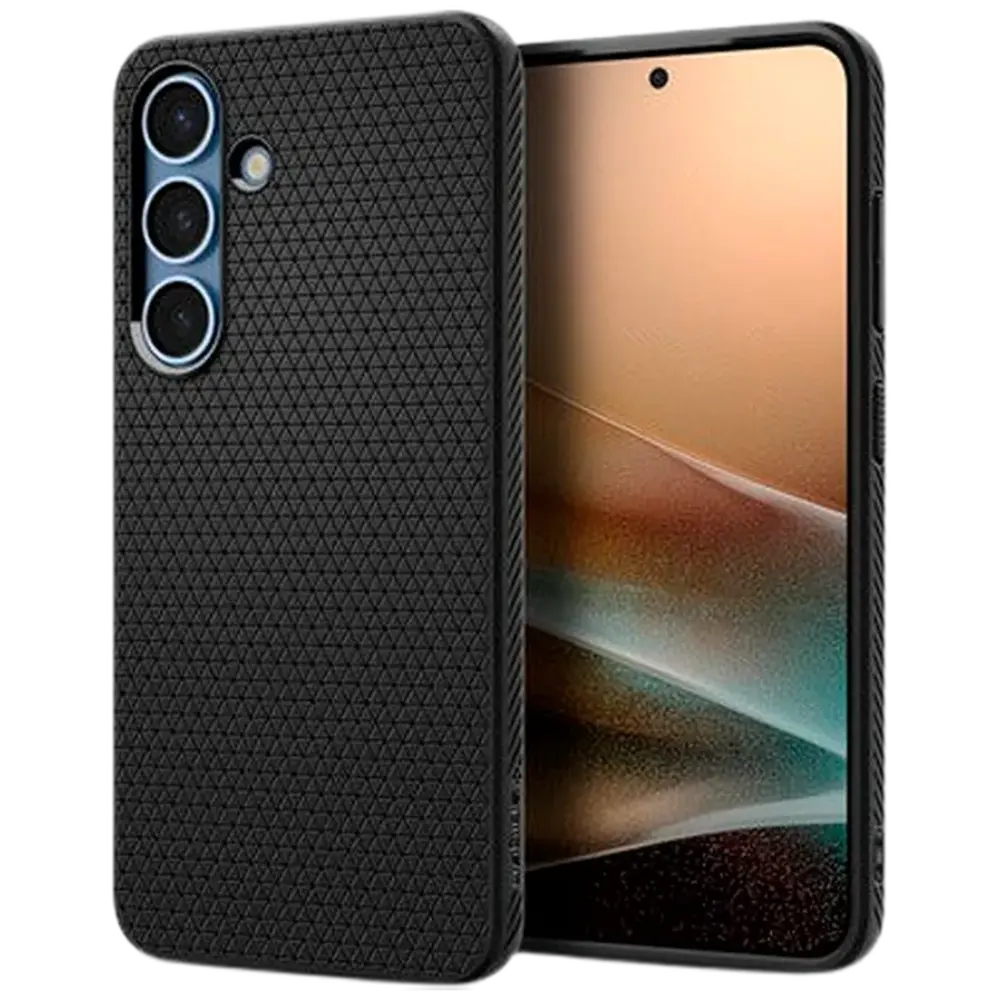 Spigen Spigen Samsung Galaxy S25 Liquid Air Hülle (Mat Schwarz) Spigen Spigen Samsung Galaxy S25 Liquid Air Hülle (Mat Schwarz)