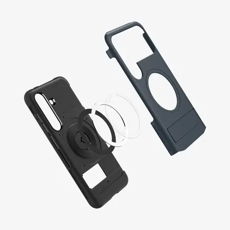 Spigen Spigen Samsung Galaxy S25 Plus Slim Armor MagFit Hülle Metal Slate