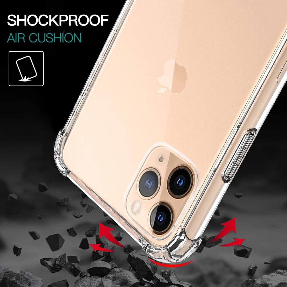 Ceezs Ceezs iPhone 11 Pro Shockproof Hülle (Transparent)