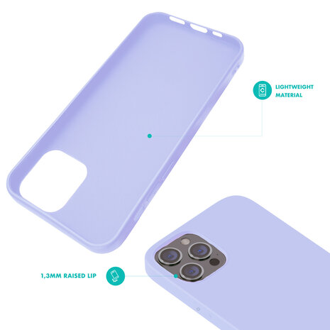 Ceezs Ceezs iPhone 11 Pro Silikon Hülle (Lavender)