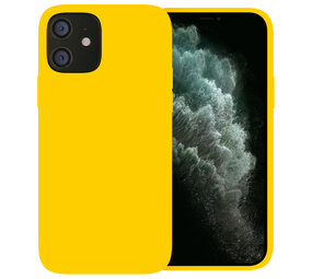 Ceezs iPhone 12 Silikon Hülle (Gelb)