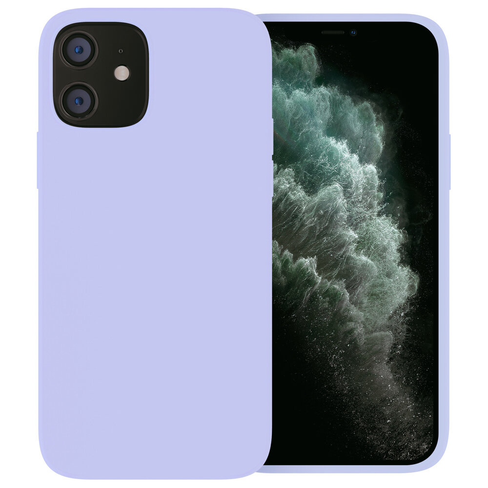 Ceezs Ceezs iPhone 12 Silikon Hülle (Lavender)