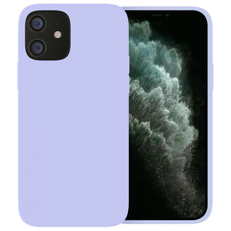 Ceezs Ceezs iPhone 12 Silikon Hülle (Lavender)