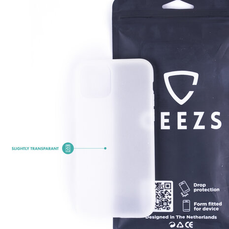 Ceezs Ceezs iPhone 12 Silikon Hülle Matte (Transparent)