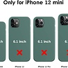 Ceezs Ceezs iPhone 12 Mini Hülle Silikon (Grün) Ceezs Ceezs iPhone 12 Mini Hülle Silikon (Grün)