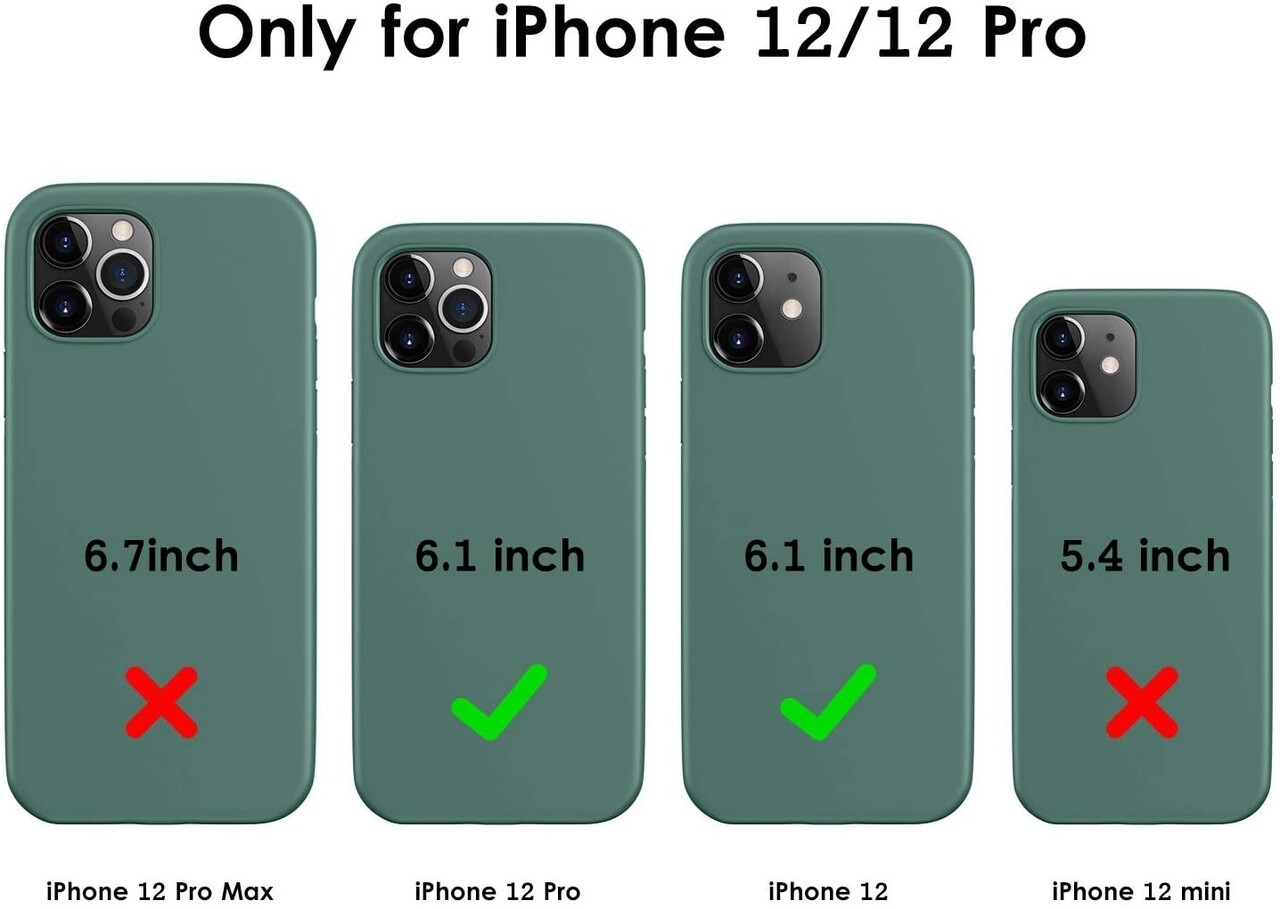Ceezs Ceezs iPhone 12 Pro Hülle Silikon (Grün)