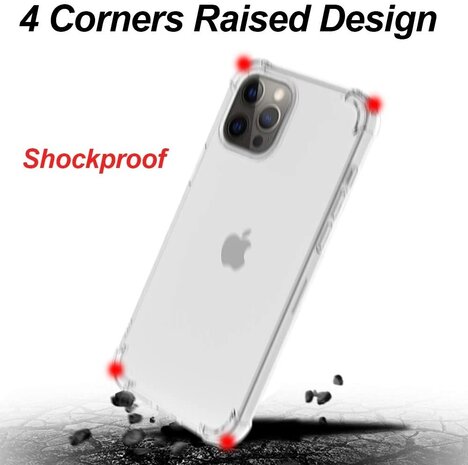 Ceezs Ceezs iPhone 12 Pro Shockproof Hülle (Transparent) Ceezs Ceezs iPhone 12 Pro Shockproof Hülle (Transparent)