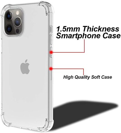 Ceezs Ceezs iPhone 12 Pro Shockproof Hülle (Transparent) Ceezs Ceezs iPhone 12 Pro Shockproof Hülle (Transparent)