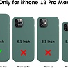 Ceezs Ceezs iPhone 12 Pro Max Hülle Silikon (Grün) Ceezs Ceezs iPhone 12 Pro Max Hülle Silikon (Grün)