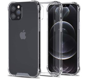 Ceezs iPhone 12 Pro Max Shockproof Hülle (Transparent)