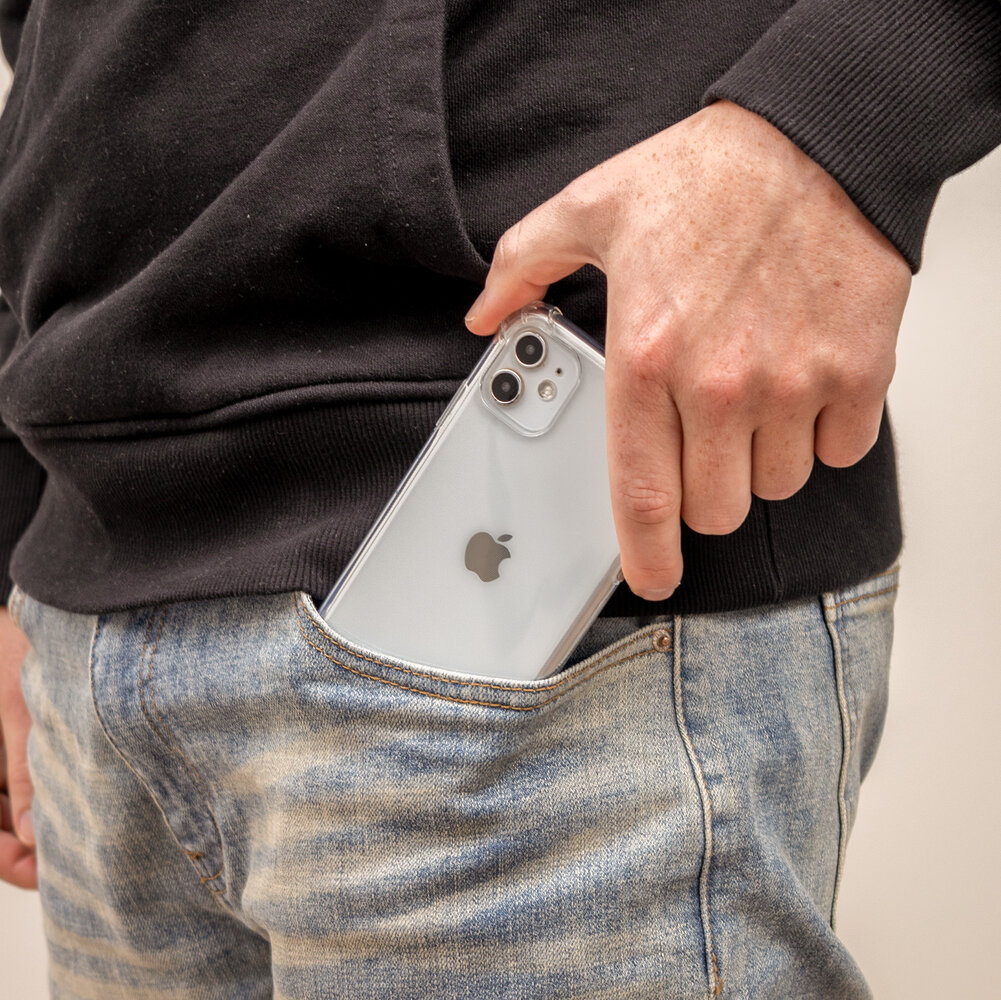 Ceezs Ceezs iPhone 12 Pro Max Shockproof Hülle (Transparent)