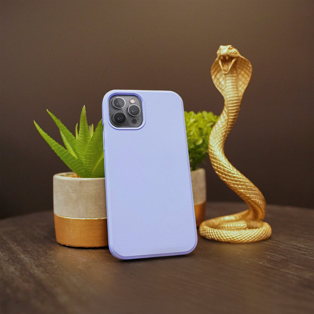 Ceezs Ceezs iPhone 12 Pro Max Silikon Hülle (Lavender) Ceezs Ceezs iPhone 12 Pro Max Silikon Hülle (Lavender)