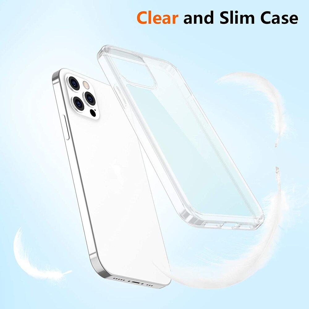 Ceezs Ceezs iPhone 12 Pro Max Silikon Hülle (Transparent) Ceezs Ceezs iPhone 12 Pro Max Silikon Hülle (Transparent)