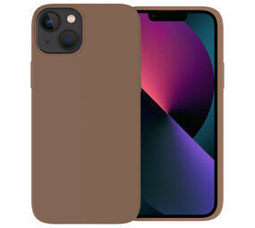 Ceezs iPhone 13 Silikon Hülle (Bruin)