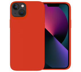 Ceezs iPhone 13 Mini Silikon Hülle (Rood)