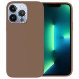 Ceezs iPhone 13 Pro Silikon Hülle (Bruin)