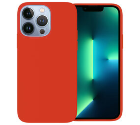 Ceezs iPhone 13 Pro Silikon Hülle (Rood)