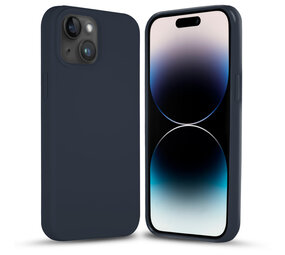 Coverzs iPhone 14 Solid Silikon Hülle (Dunkelblau) Coverzs iPhone 14 Solid Silikon Hülle (Dunkelblau)