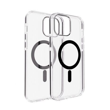 Coverzs Coverzs iPhone 14 Pro Clear metallic Hülle mit MagSafe (Schwarz) Coverzs Coverzs iPhone 14 Pro Clear metallic Hülle mit MagSafe (Schwarz)