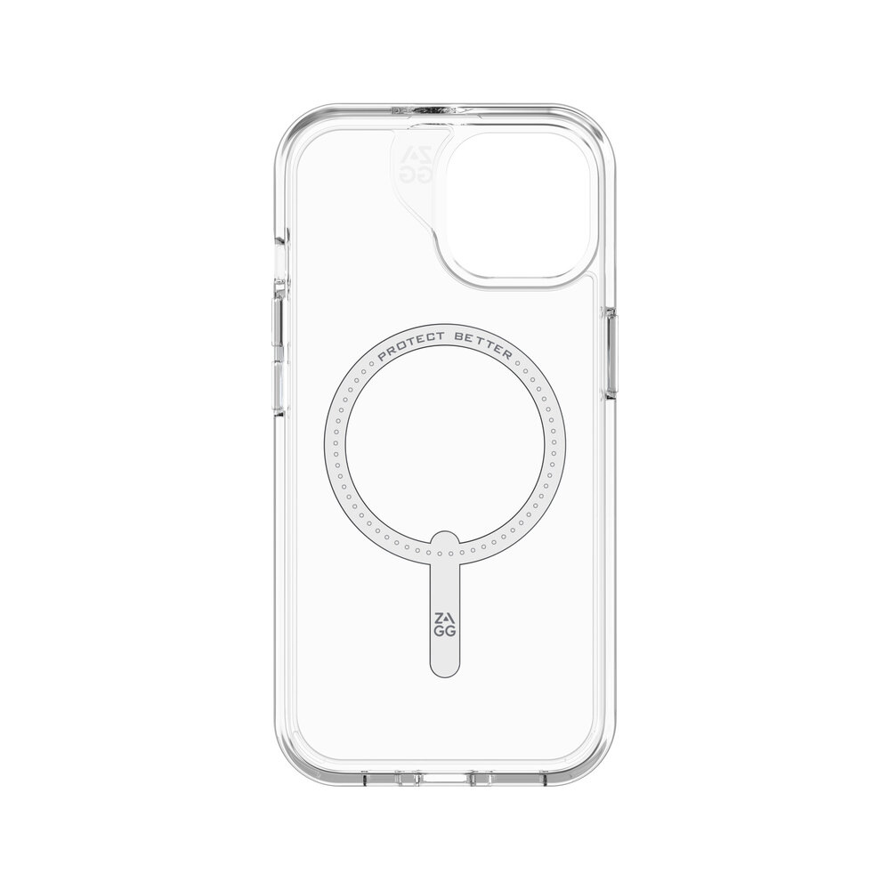 Zagg Gear4 iPhone 15 Crystal Palace MagSafe Hülle (Transparent)