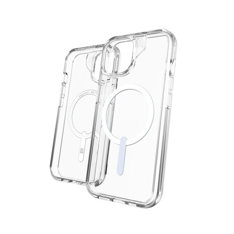 Zagg Gear4 iPhone 15 Crystal Palace MagSafe Hülle (Transparent)