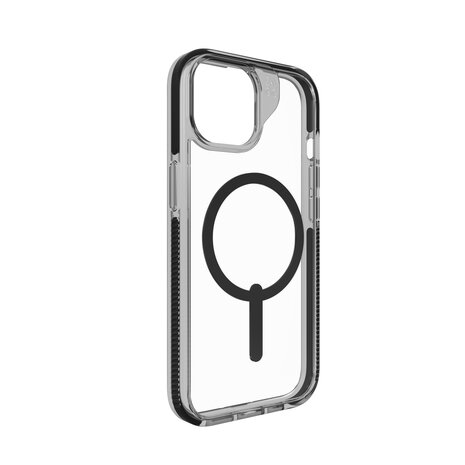 Zagg Gear4 iPhone 15 Santa Cruz MagSafe Hülle (Transparent/Schwarz) Zagg Gear4 iPhone 15 Santa Cruz MagSafe Hülle (Transparent/Schwarz)