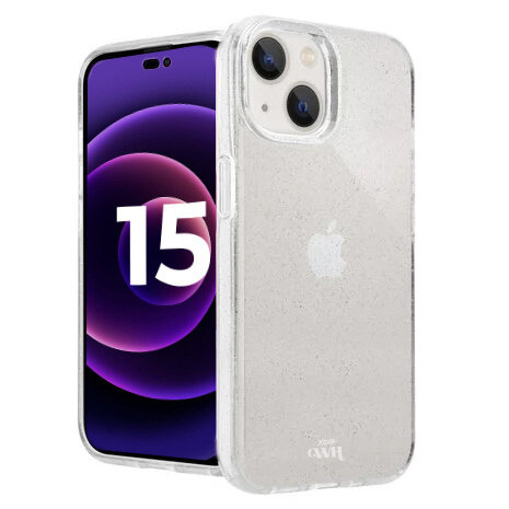 xoxo Wildhearts xoxo Wildhearts iPhone 15 TPU Glitzer Hülle (Transparent)