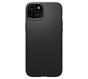 Spigen Spigen iPhone 15 Liquid Air Hülle (Mat Schwarz)