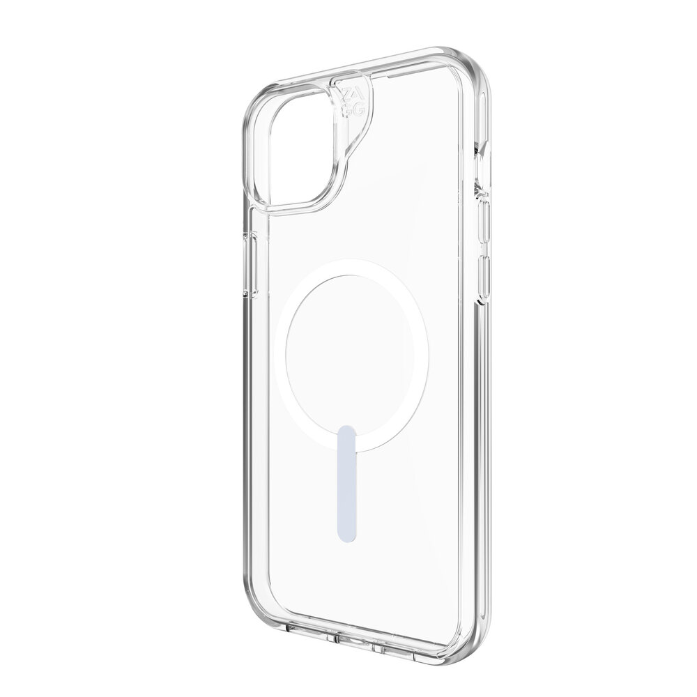 Zagg Gear4 iPhone 15 Plus Crystal Palace MagSafe Hülle (Transparent)