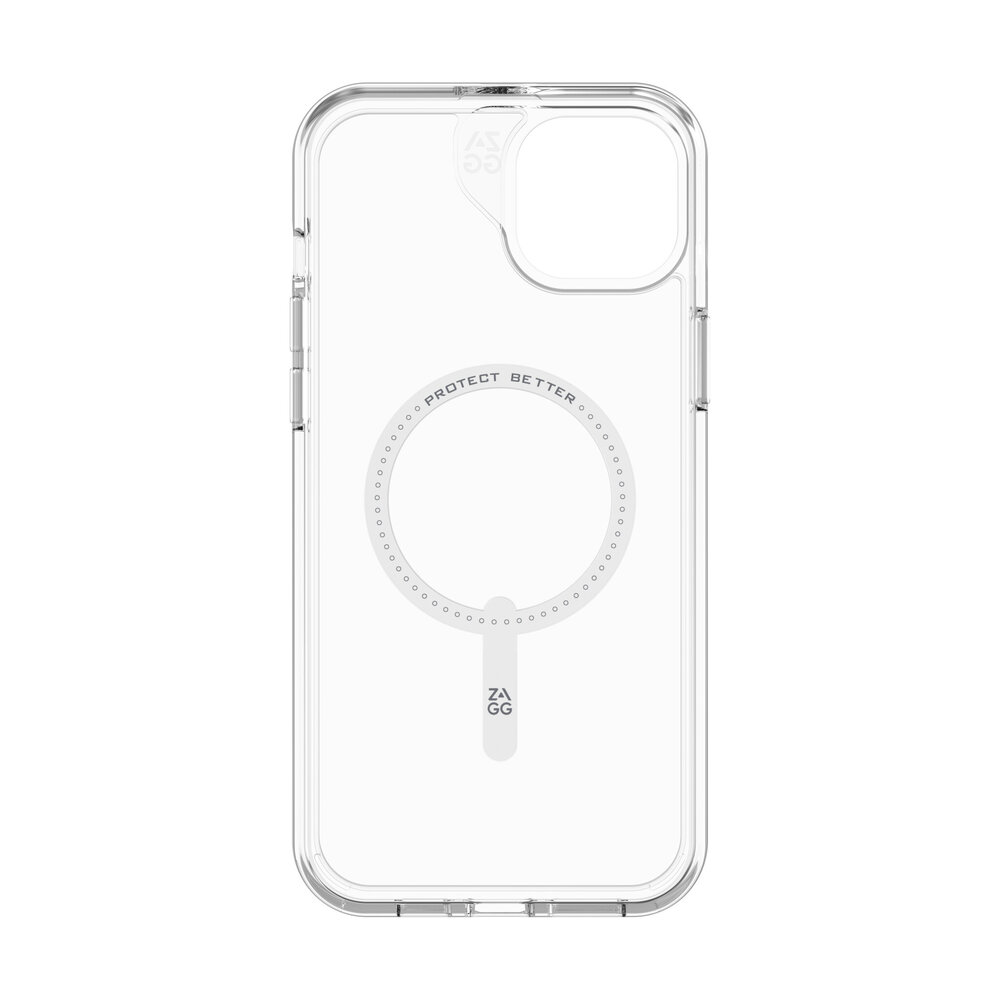 Zagg Gear4 iPhone 15 Plus Crystal Palace MagSafe Hülle (Transparent)