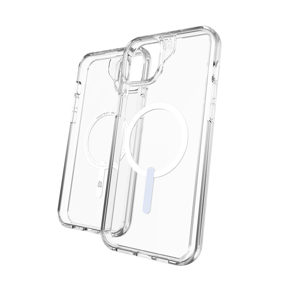 Zagg Gear4 iPhone 15 Plus Crystal Palace MagSafe Hülle (Transparent)