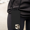 Coverzs Coverzs iPhone 15 Plus Silikon Hülle mit Kord (zwart) Coverzs Coverzs iPhone 15 Plus Silikon Hülle mit Kord (zwart)