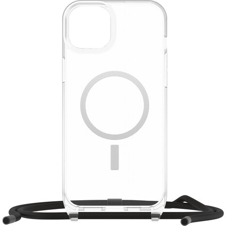 Otterbox OtterBox iPhone 15 plus React MagSafe Hülle mit Kord (Transparent)