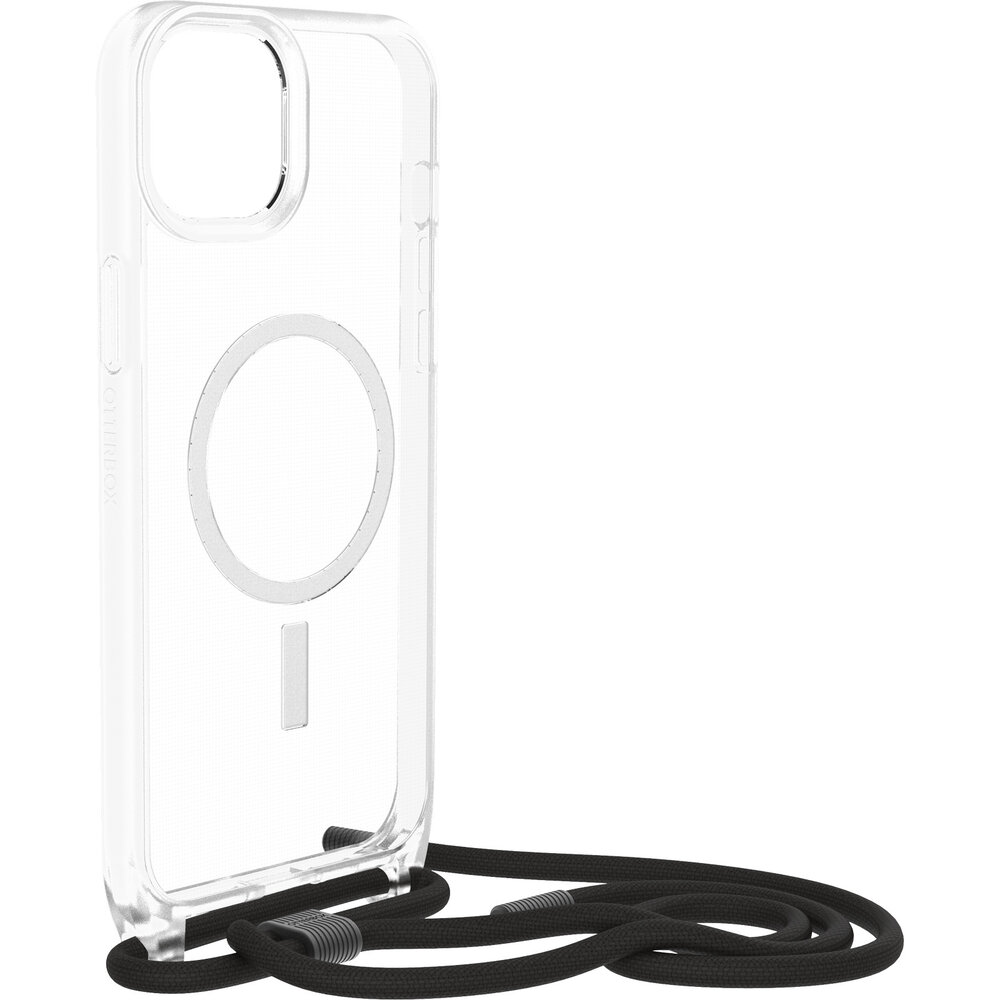 Otterbox OtterBox iPhone 15 plus React MagSafe Hülle mit Kord (Transparent)