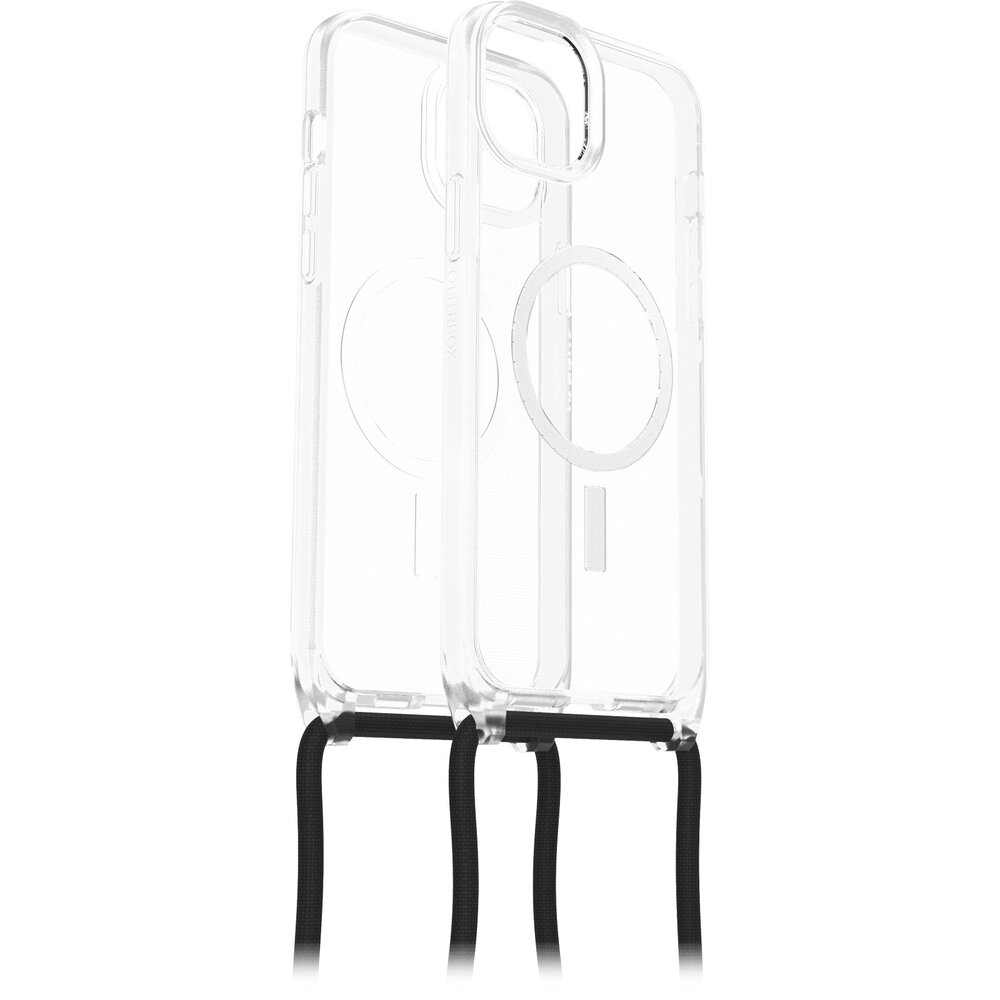 Otterbox OtterBox iPhone 15 plus React MagSafe Hülle mit Kord (Transparent)