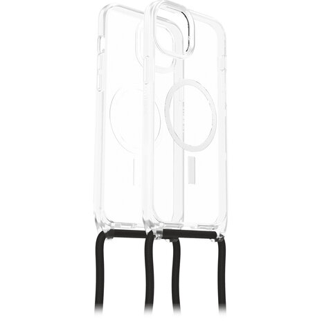 Otterbox OtterBox iPhone 15 plus React MagSafe Hülle mit Kord (Transparent)