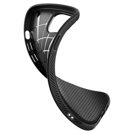 Spigen Spigen iPhone 15 Plus Liquid Air Hülle (Mat Schwarz)