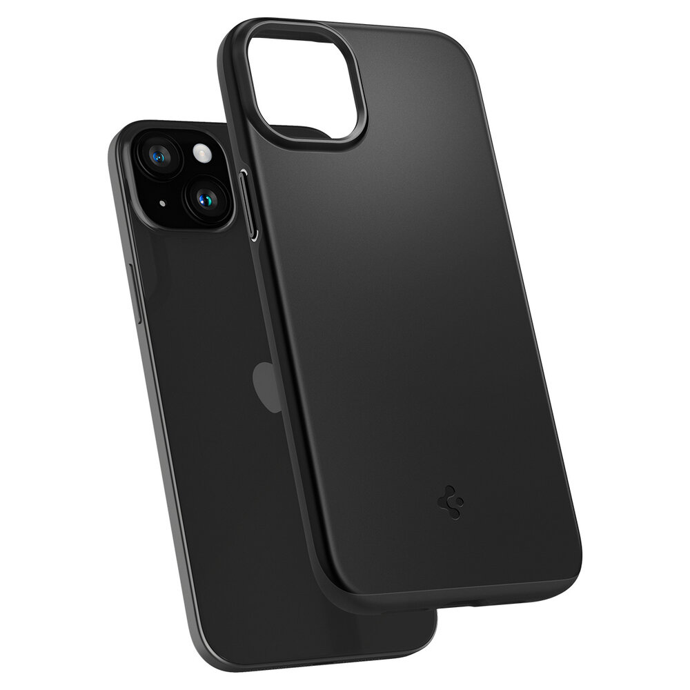 Spigen Spigen iPhone 15 Plus Thin Fit Hülle (Schwarz)