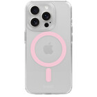 Holdit Holdit iPhone 15 Pro MagSafe Silikonhülle (Transparent/Rosa)