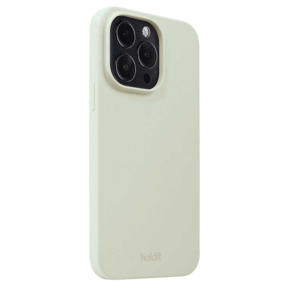 Holdit Holdit iPhone 15 Pro Silikonhülle (White Moss)