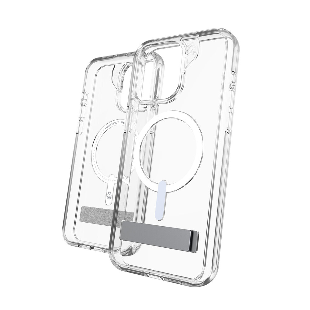 Zagg Gear4 iPhone 15 Pro Max Crystal Palace Snapks MagSafe Hülle (Transparent)