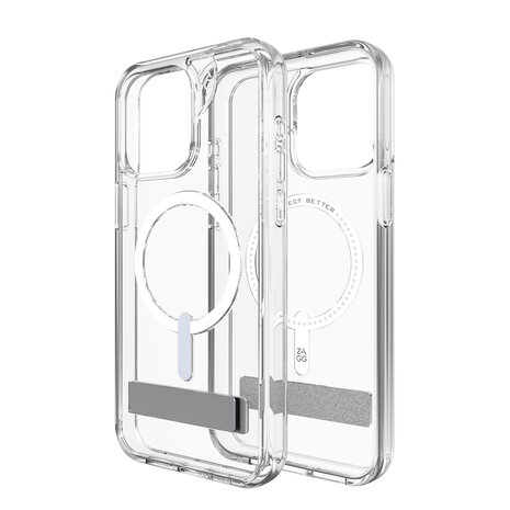Zagg Gear4 iPhone 15 Pro Max Crystal Palace Snapks MagSafe Hülle (Transparent)