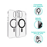 Coverzs Coverzs iPhone 15 Pro Max Clear metallic Hülle mit MagSafe (Schwarz) Coverzs Coverzs iPhone 15 Pro Max Clear metallic Hülle mit MagSafe (Schwarz)
