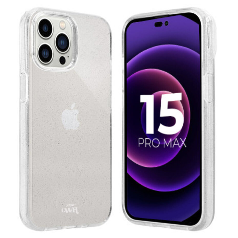 xoxo Wildhearts xoxo Wildhearts iPhone 15 Pro Max TPU Glitzer Hülle (Transparent)