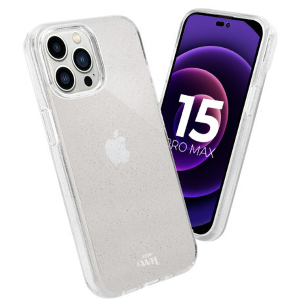 xoxo Wildhearts xoxo Wildhearts iPhone 15 Pro Max TPU Glitzer Hülle (Transparent)
