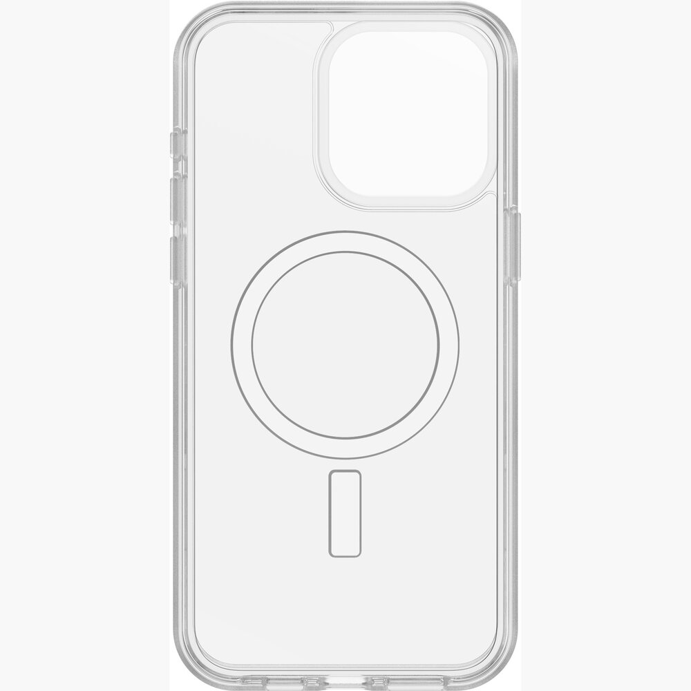 Otterbox OtterBox iPhone 15 Pro Max KIT Symmetry MagSafe Hülle mit Displayschutzfolien & EU USB-C 30w Snelladegerät (Weiß)