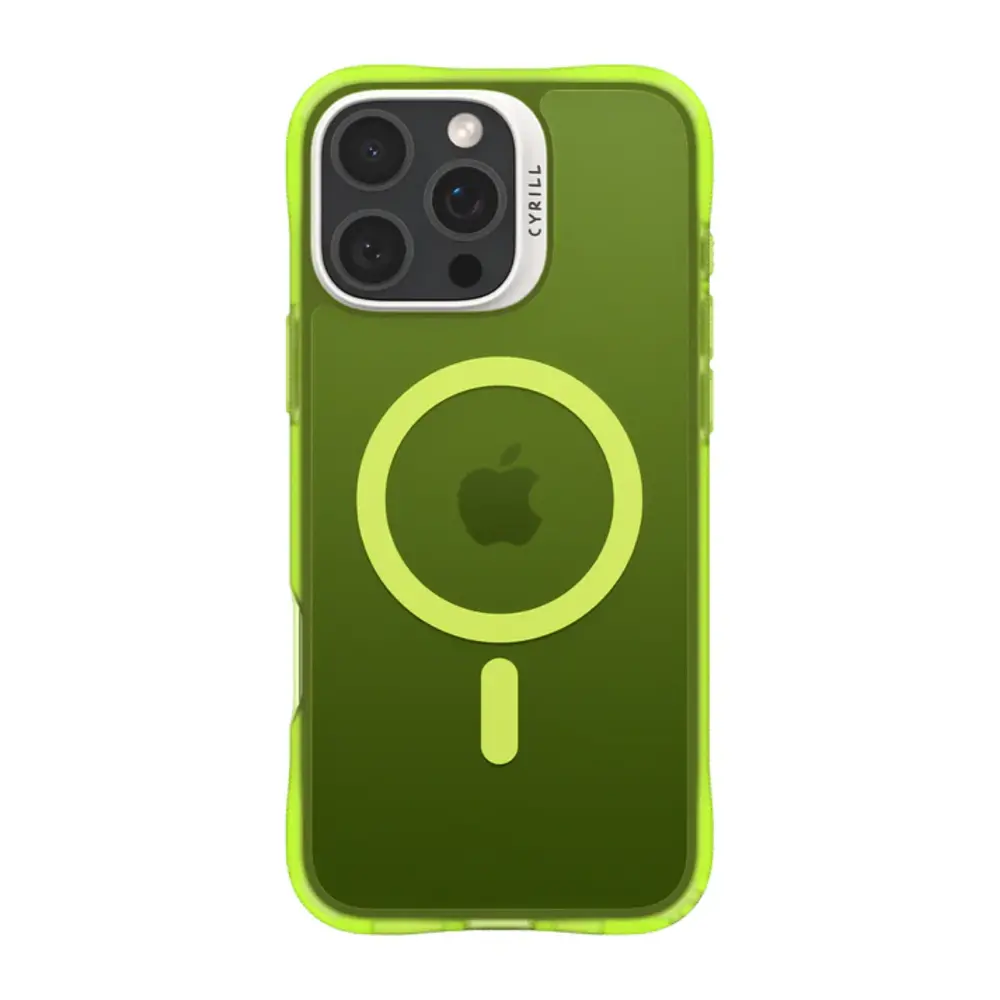 Spigen Spigen Cyrill iPhone 16 Pro UltraSheer MagSafe Hülle (Limette)