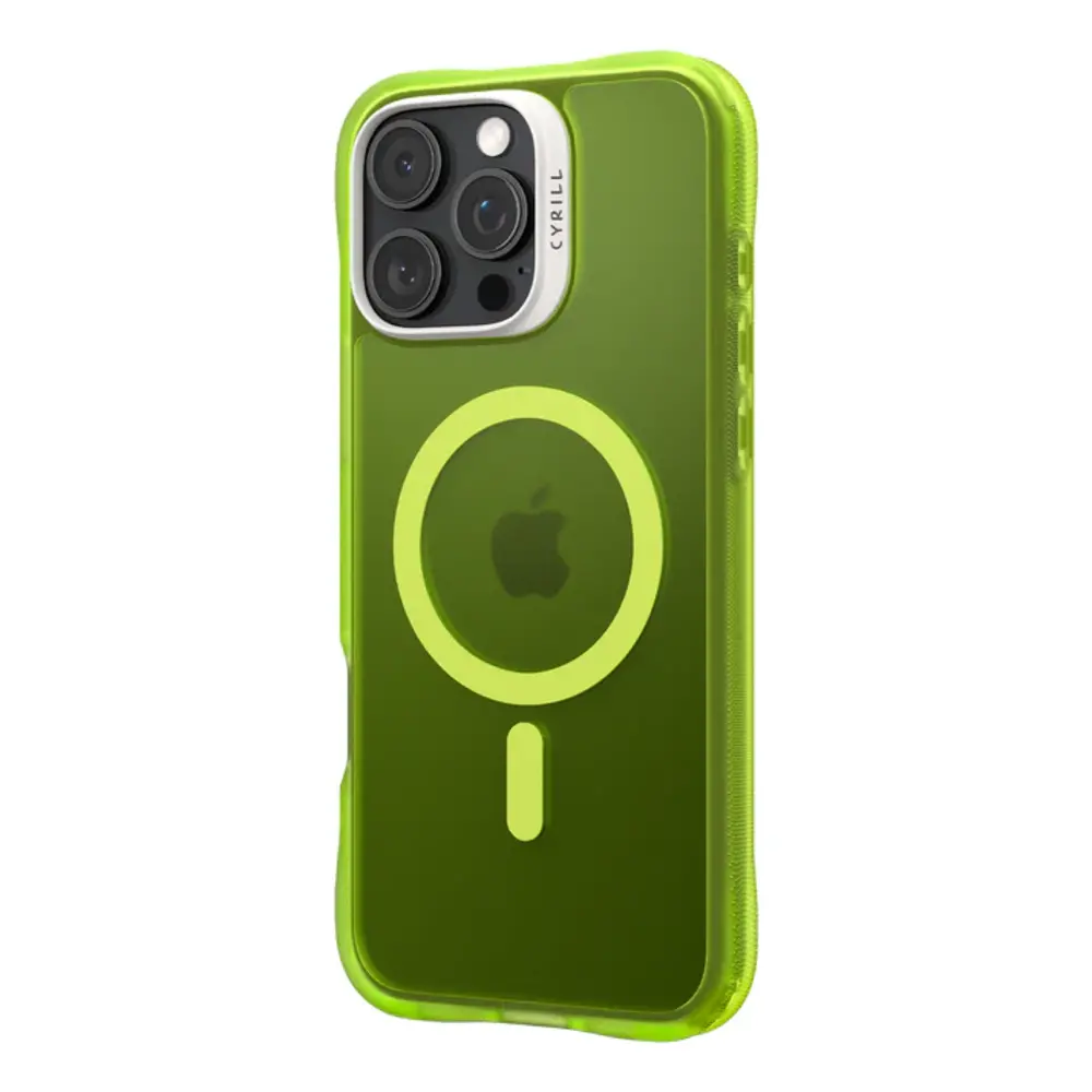 Spigen Spigen Cyrill iPhone 16 Pro UltraSheer MagSafe Hülle (Limette)