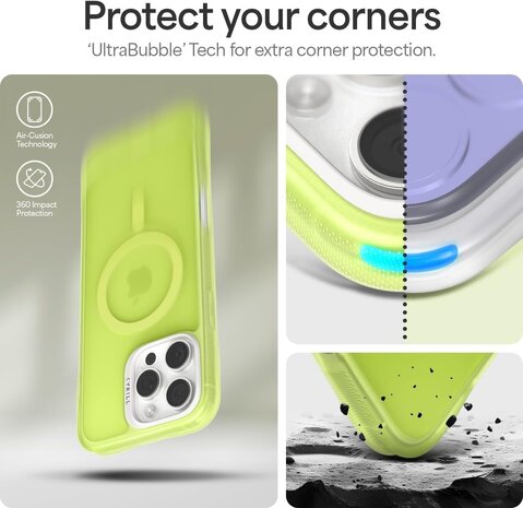 Spigen Spigen Cyrill iPhone 16 Pro UltraSheer MagSafe Hülle (Limette)